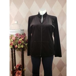 GW Sport | Black Velvet Active Jacket